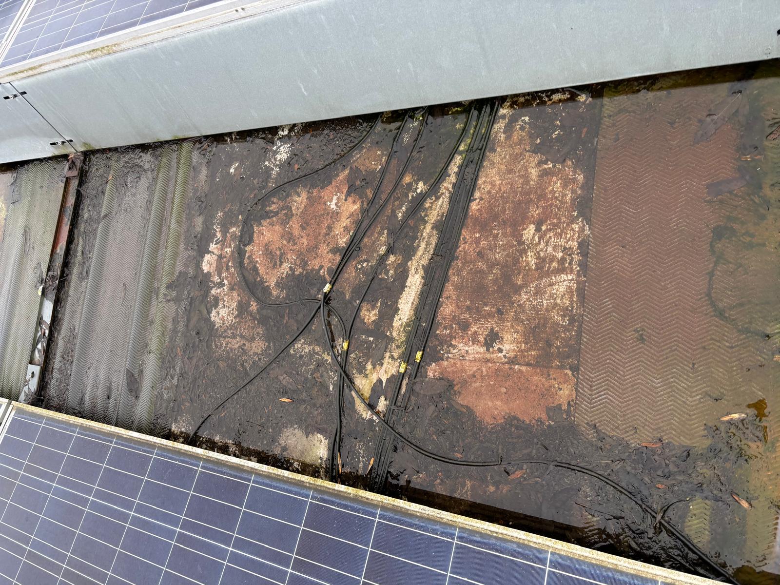 Commercial solar array repair